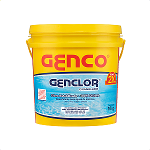 Cloro Granulado Genclor Dicloro Concentrado 56% – 10kg Genco