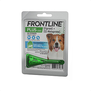 Antipulgas e Carrapatos Frontline Plus Cães entre 10 e 20kg