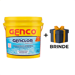 Cloro Granulado Genclor Dicloro Concentrado 56% – 10kg Genco + Brinde