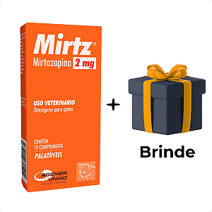 Mirtz para Gatos – Estimulante de Apetite 2mg | 12 Comprimidos + Brinde