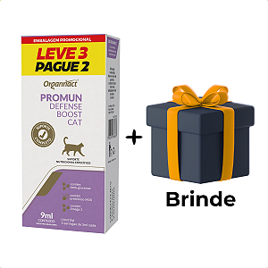 Promun Defense Boost Cat Compre 2 Leve 3 Organnact 9ml + Brinde