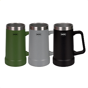 Caneca Térmica Mor 500ml Aço Inox 500ml Cores Diversas