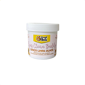 Lenço Limpa Olhos Great Pets para Cães e Gatos Eyes Clean Buddy – Higiene Ocular Prática