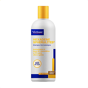 Shampoo Dermatológico Hexadene Spherulites 500ml para Cães e Gatos