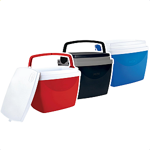 Caixa Térmica Cooler MOR 6 Litros Portátil Praia Camping Churrasco Diversas Cores