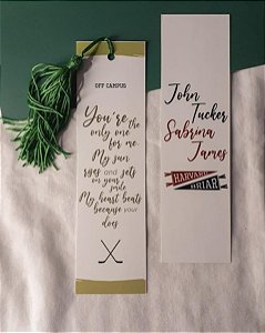 Marcador Tucker e Sabrina - Off Campus