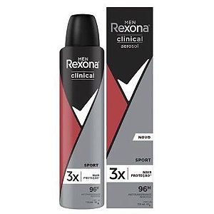 Desodorante Rexona Clinical Sport Men Aerosol 150ml