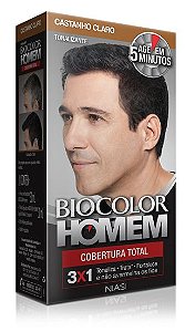 Tonalizante Biocolor Homem Castanho Claro