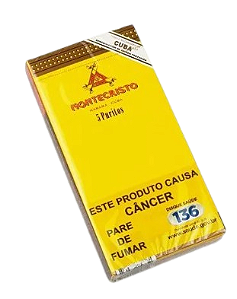 Cigarrilha Montecristo – Petaca com 5 unidades