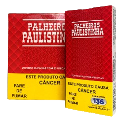 Paulistinha Cereja  - Caixa c/ 10 Maços