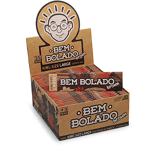 Caixa Seda Bem Bolado Brown Large - 50 unidades