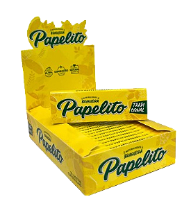 Caixa Seda Papelito Tradicional Mini Size 1 1/4 - 25 unidades