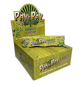 Caixa de Seda Pay-Pay GoGreen King Size Slim - 50 unidades