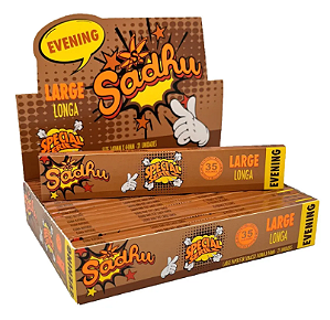 Caixa Seda Sadhu Evening Longa Brown Large - 21 unidades