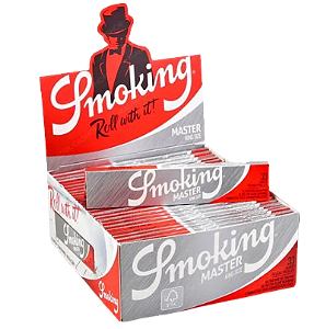 Caixa Seda Smoking Master King Size - 50 unidades