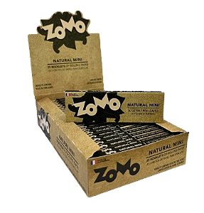 Caixa Seda Zomo Natural Mini 1 1/4 - 25 unidades
