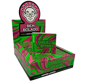 PITEIRA BEM BOLADO GIRLS IN GREEN HIPER LARGE ROXO - Caixa com 24 unidades