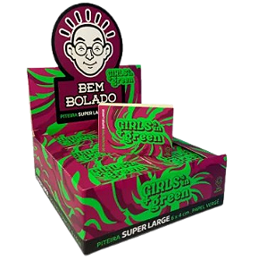 PITEIRA BEM BOLADO GIRLS IN GREEN SUPER LARGE ROXO -  Caixa com 24 unidades