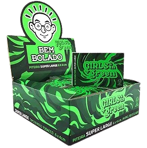 PITEIRA BEM BOLADO GIRLS IN GREEN SUPER LARGE VERDE - Caixa com 24 unidades