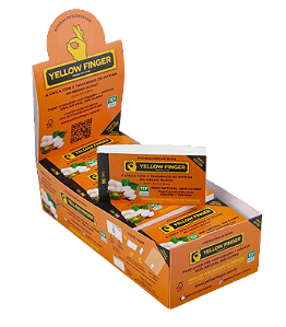 PITEIRA YELLOW FINGER TRIPLE COTTON -  Caixa com 20 unidades