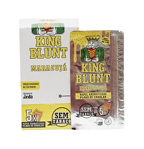 King Blunt Maracujá - caixa com 25 unidades