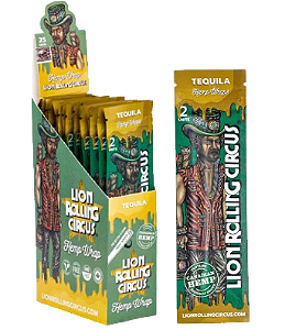 Blunt Lion Rolling Circus Tequila - caixa com 25 unidades