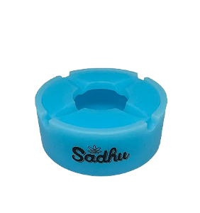 Cinzeiro de Silicone Sadhu Pequeno Neon C/ Tampa - unidade (sortidos)