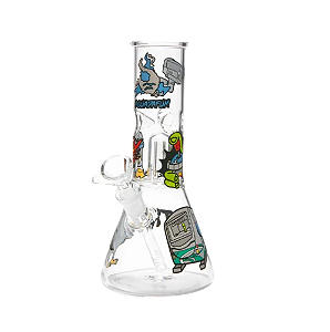 Glass Ice Bong Percolator Squadafum - unidade (Sortidos)