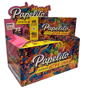 Piteira Papelito Ultra Longa -  Caixa com 30 unidades