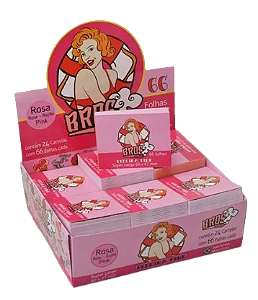 Piteira Bros Rosa Extra Large - Caixa com 24 unidades