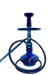 Narguilé Completo Alfarid Twister - Azul Escuro
