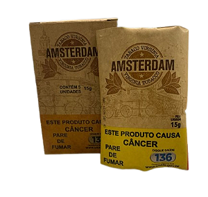 Amsterdam Natural Pocket 15g - Caixa c/ 5 unidades