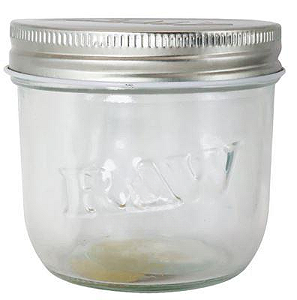 Pote de Vidro Raw Mason Jar 10 Oz - unidade