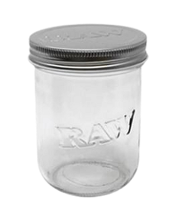 Pote de Vidro Raw Mason Jar 16 Oz - unidade