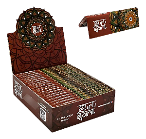Seda Guru Spirit 1 1/4 Brown Large - Caixa com 20 unidades