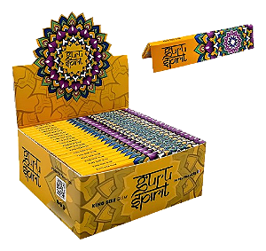 Seda Guru Spirit Slim King Size - Caixa com 40 unidades
