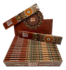 Seda Guru Spirit Longa Brown Large - Caixa com 20 unidades