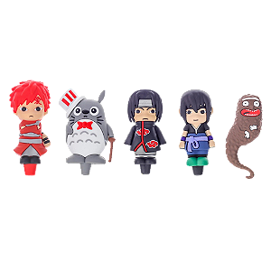 Pipe Silicone Animes - unidade (Sortidos)