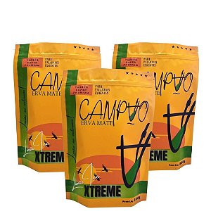 Kit de 3 ervas Campão Super Premium  Limão Ice Xtreme