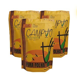 Kit de 3 ervas Campão Super Premium: Pura Folha