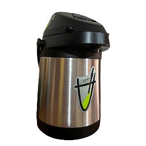 Garrafa Campão Térmica em inox com aplique resinado de  2,5l
