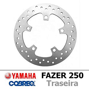 DISCO DE FREIO TRASEIRA YAMAHA FAZER 250