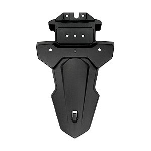 SUPORTE DA PLACA PRETO CB300FC TWISTER 2023 A 2025/CB300FA TWISTER 2023 A 2025