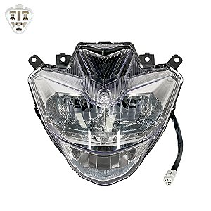 BLOCO OPTICO FULL LED LENTE CRISTAL FZ25A 2018 A 2021