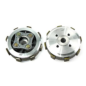 CUBO + PLATO DA EMBREAGEM COMPLETO TITAN150 2004 A 2015/FAN125 2009 A 2015/FAN125I 2016