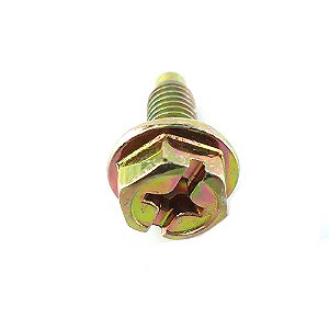 PARAFUSO FLANGE 6X14 DE FIXACAO DA TAMPA LATERAL (CHAVE 10mm) \ NXR125 2003