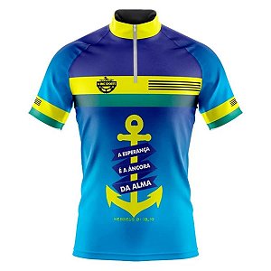 CAMISA MASCULINA MOUNTAIN BIKE MANGA CURTA RKC ÂNCORA UV+50
