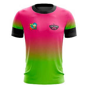 CAMISA ESPORTIVA ACADEMIA CORRIDA DIA A DIA AUTISMO DEGRADÊ