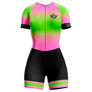 MACAQUINHO CICLISMO MOUNTAIN BIKE FEMININO FORRO EM GEL RKC DEGRADÊ LILÁS *SEM TROCA*