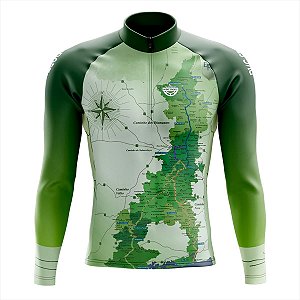 CAMISA CICLISMO MASCULINA MOUNTAIN BIKE MANGA LONGA ESTRADA REAL